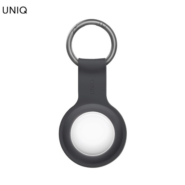 Vỏ bảo vệ AirTag Silicon UNIQ LINO LIQUID Liquid Xám đậm