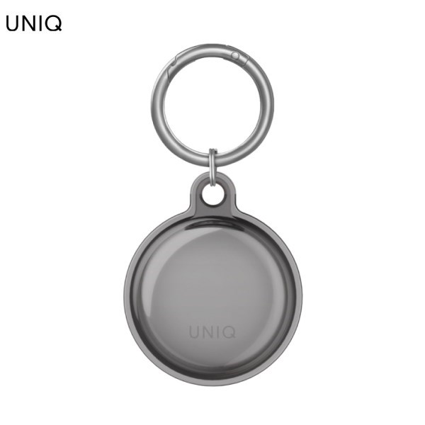 Vỏ bảo vệ AirTag Nhựa dẻo TPU UNIQ GLASE Xám