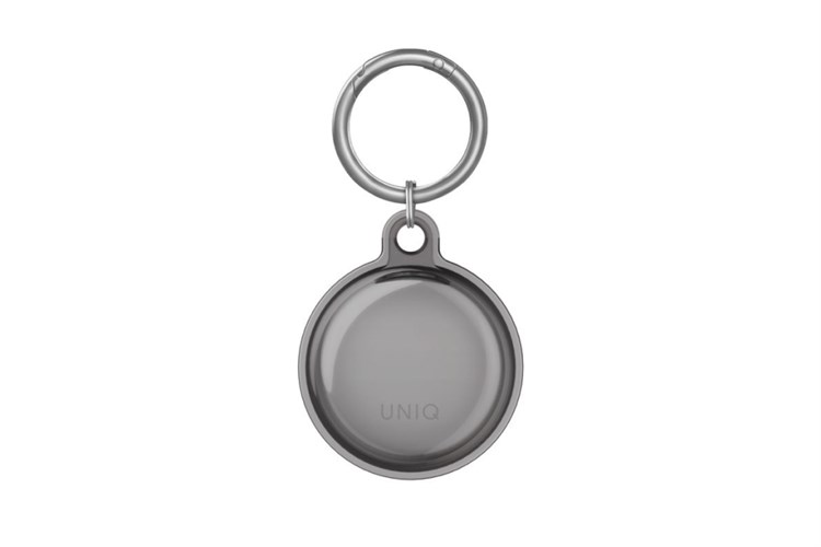 Vỏ bảo vệ AirTag Nhựa dẻo TPU UNIQ GLASE Xám