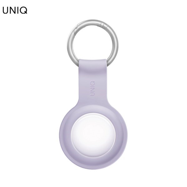 Vỏ bảo vệ AirTag Silicon UNIQ LINO LIQUID Liquid Tím