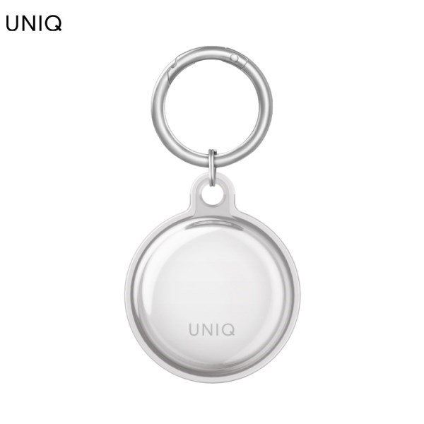 Vỏ bảo vệ AirTag Nhựa dẻo TPU UNIQ GLASE Trắng