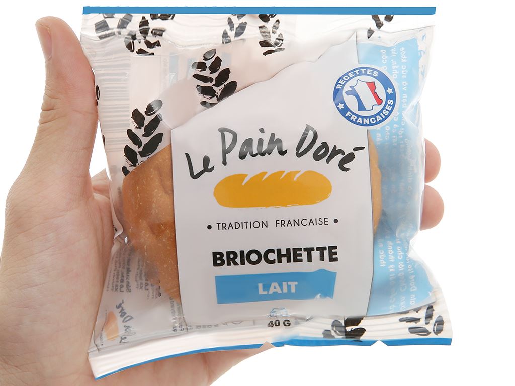 Bánh mì briochette lait Le Pain Dore gói 40g 4