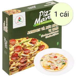 Pizza Jambon & xúc xích vị Thái Manna 120g
