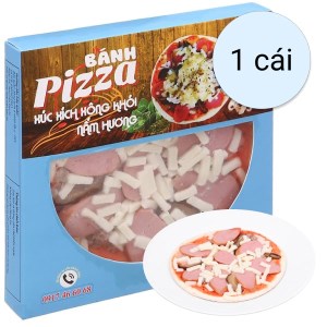 Bánh pizza xúc xích xông khói nấm hương Hoàng Phát hộp 180g