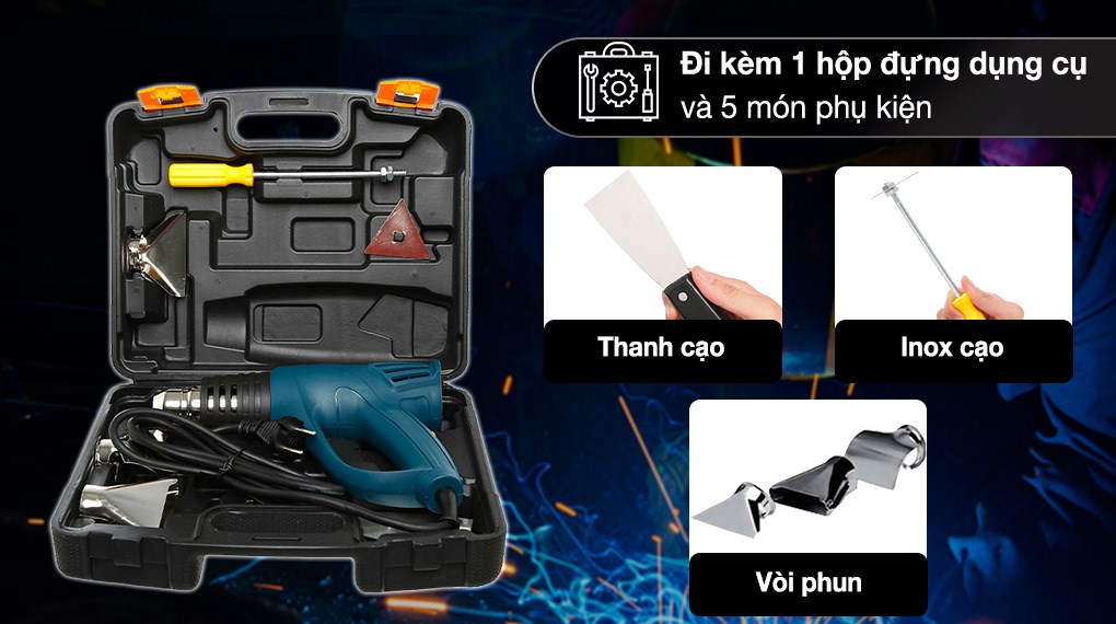 Máy thổi hơi nóng Ryobi HG-2000K 2000W