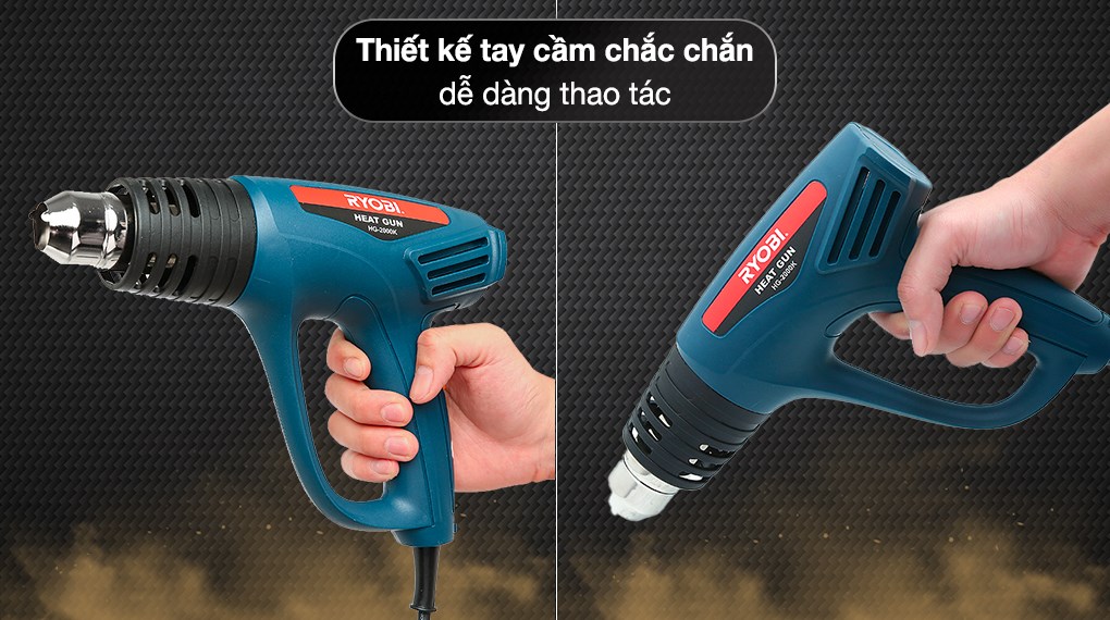 Máy thổi hơi nóng Ryobi HG-2000K 2000W