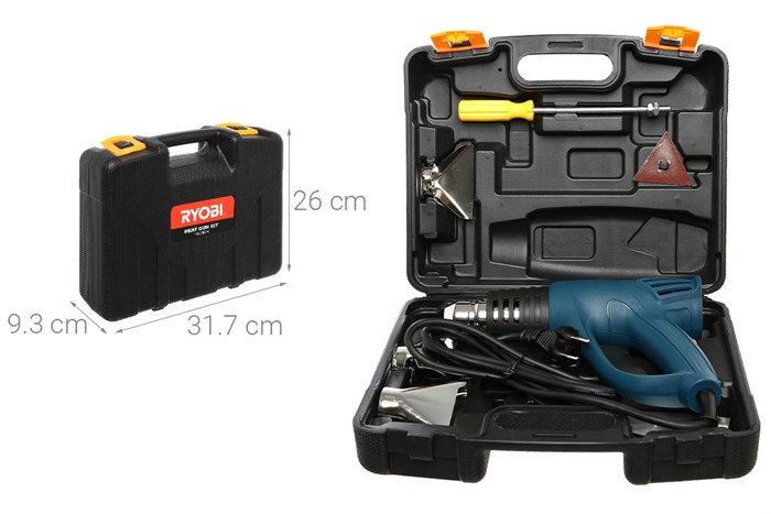 Máy thổi hơi nóng Ryobi HG-2000K 2000W Màu Xanh Dương