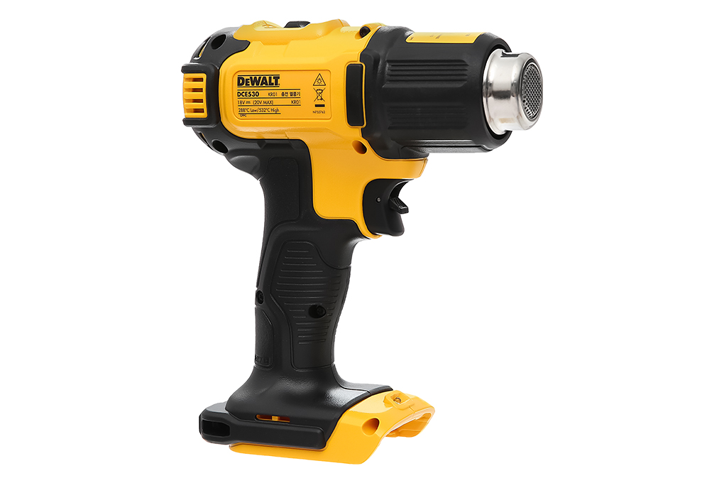 Máy thổi hơi nóng dùng pin Dewalt DCE530N-KR 18V (không kèm pin, sạc) Màu Đen - Vàng