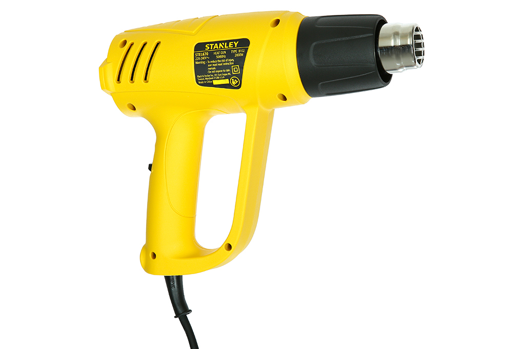 Máy thổi hơi nóng Stanley STEL670-B1 2000W Màu Đen - Vàng