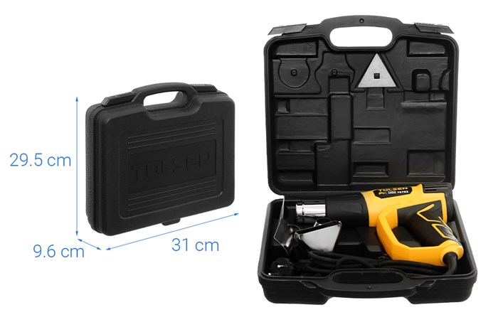 Máy thổi hơi nóng Tolsen 79792 2000W Màu Đen - Vàng