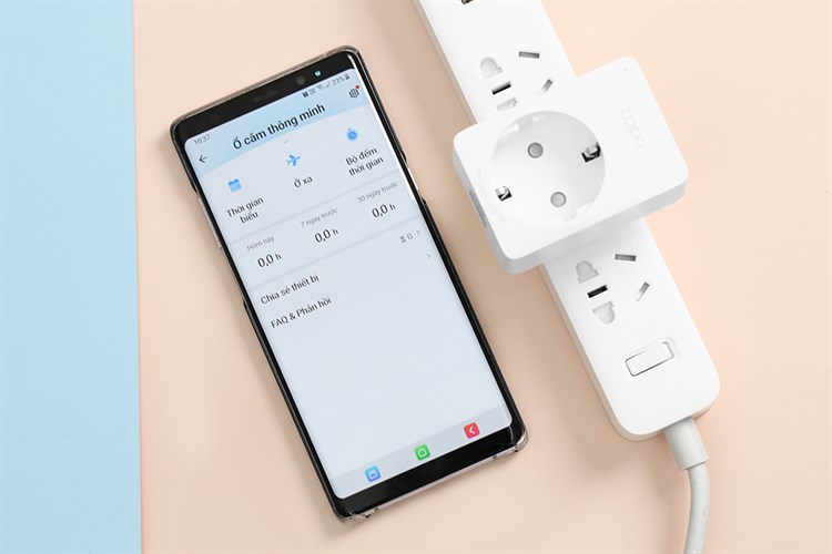 Ổ Cắm Điện Wifi Thông Minh 1 Lỗ TP-Link Tapo P100 Trắng Màu Trắng