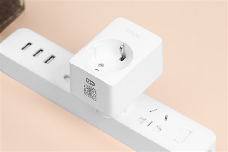 Ổ Cắm Điện Wifi Thông Minh 1 Lỗ TP-Link Tapo P100 Trắng Màu Trắng
