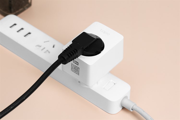 Ổ Cắm Điện Wifi Thông Minh 1 Lỗ TP-Link Tapo P100 Trắng Màu Trắng