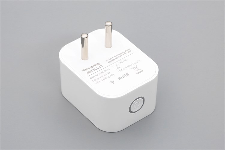 Ổ Cắm Thông Minh Điện Quang Apollo ĐQ SP1.1 01 Wifi Trắng Màu Trắng