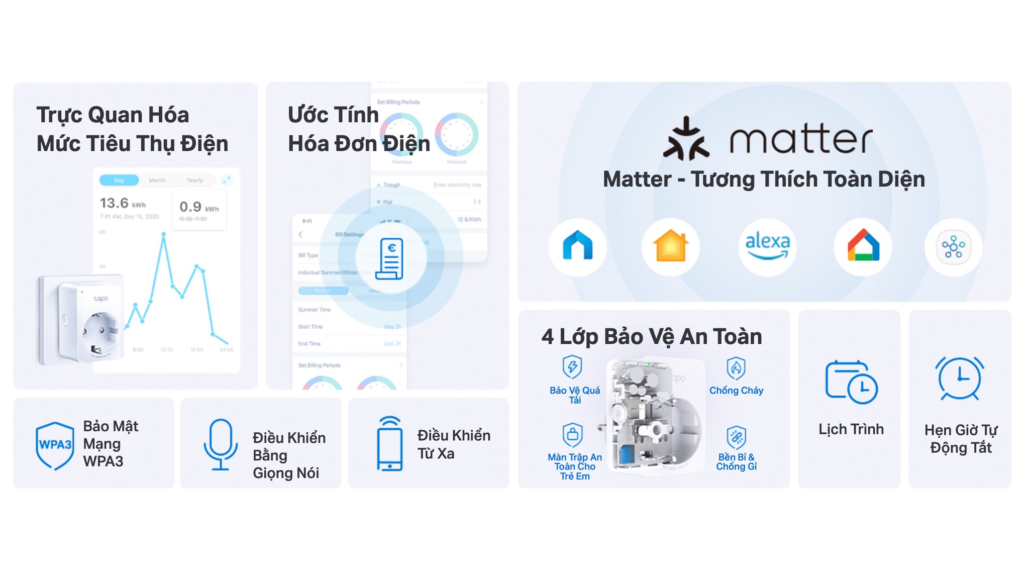 Ổ cắm thông minh TP-Link Tapo P110M Wifi