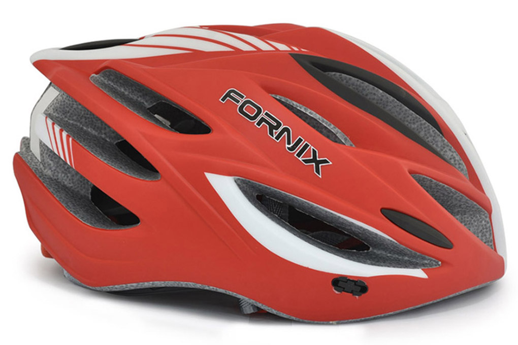 Mũ bảo hiểm xe đạp size l fornix m9 đỏ trắng - ảnh sản phẩm 1
