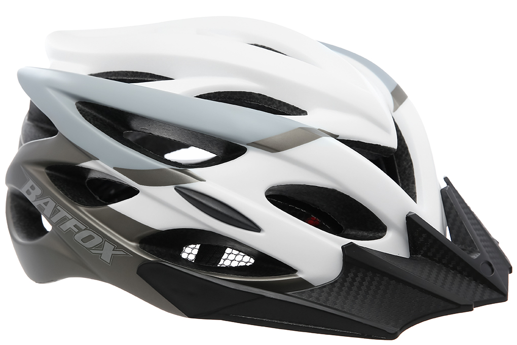 Mũ bảo hiểm xe đạp freesize batfox 8277 trắng - ảnh sản phẩm 2
