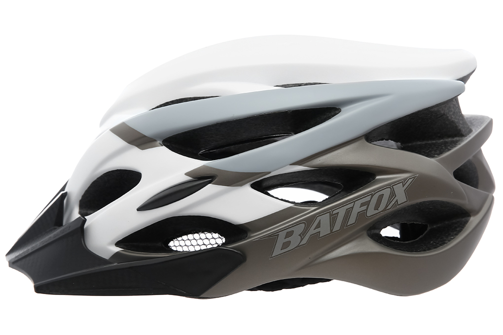 Mũ bảo hiểm xe đạp freesize batfox 8277 trắng - ảnh sản phẩm 5