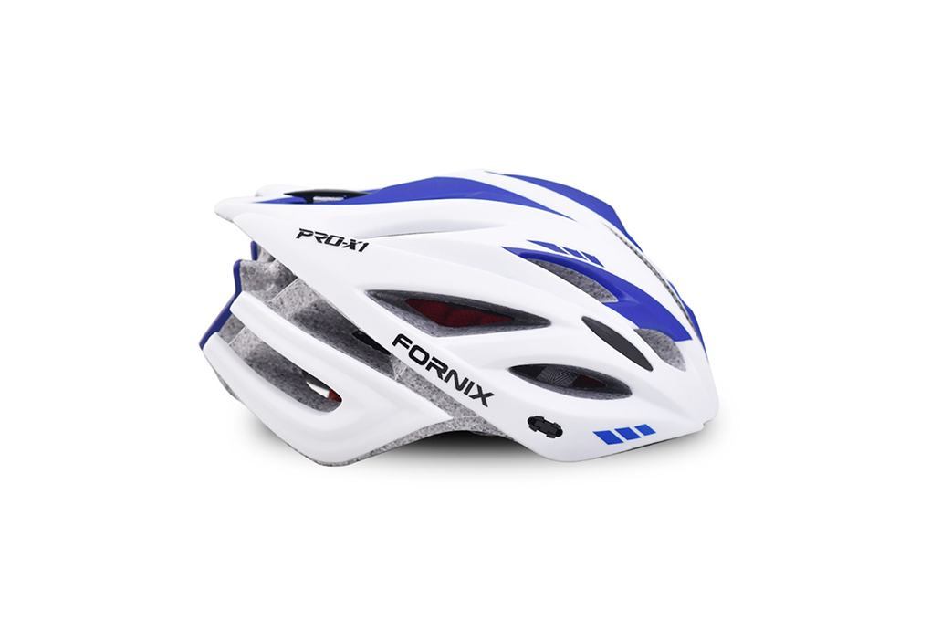 Nón bảo hiểm xe đạp fornix a02nx1 size l trắng xanh - ảnh sản phẩm 1
