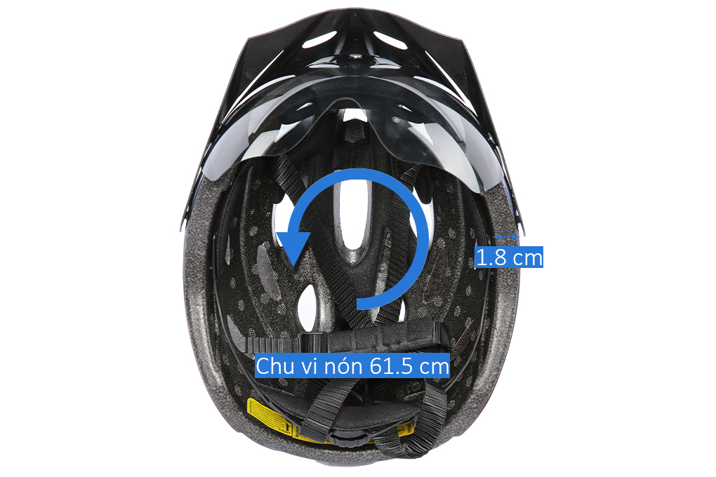 Nón bảo hiểm xe đạp ROCKBROS TT-16-CP Xanh Dương