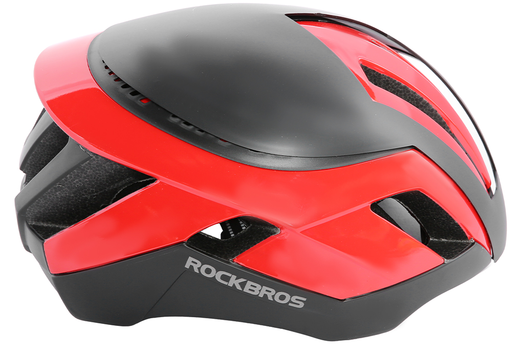 Nón bảo hiểm xe đạp ROCKBROS TT-30-RB Đỏ Đen
