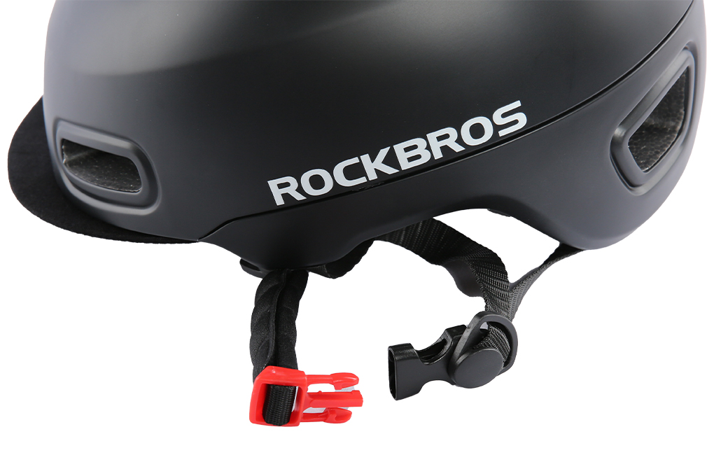 Nón bảo hiểm xe đạp ROCKBROS WT-09BK Đen