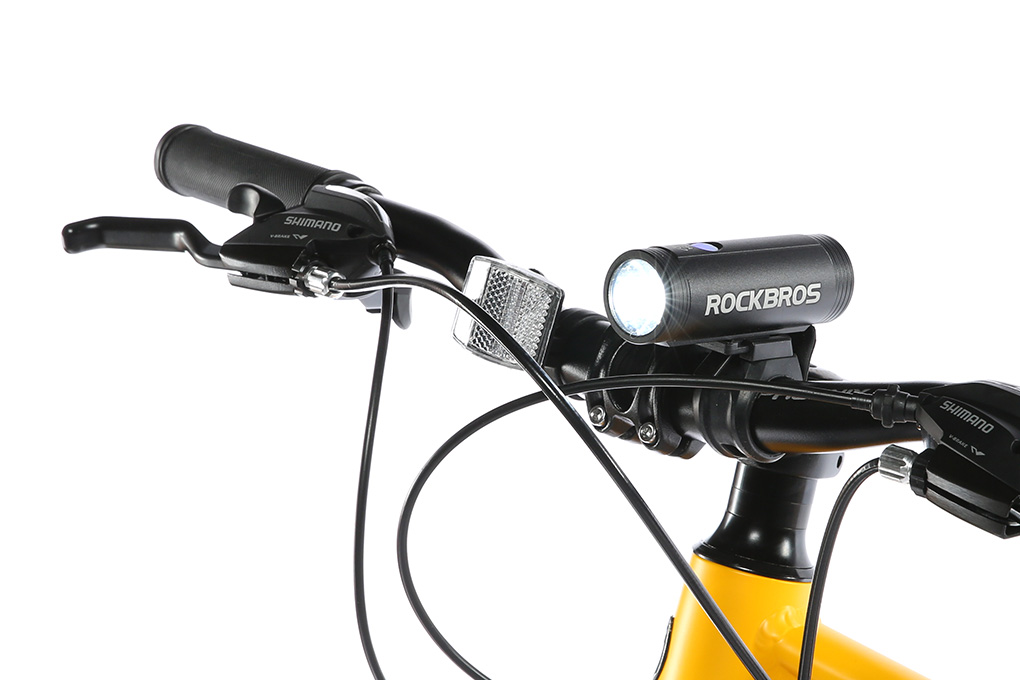 Đèn trước xe đạp ROCKBROS R1-400 Đen