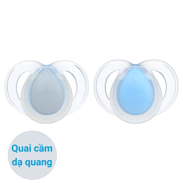 Bộ 2 Ti Ngậm Tommee Tippee Dạ Quang Night Time (6 - 18 Tháng) - Màu Ngẫu Nhiên