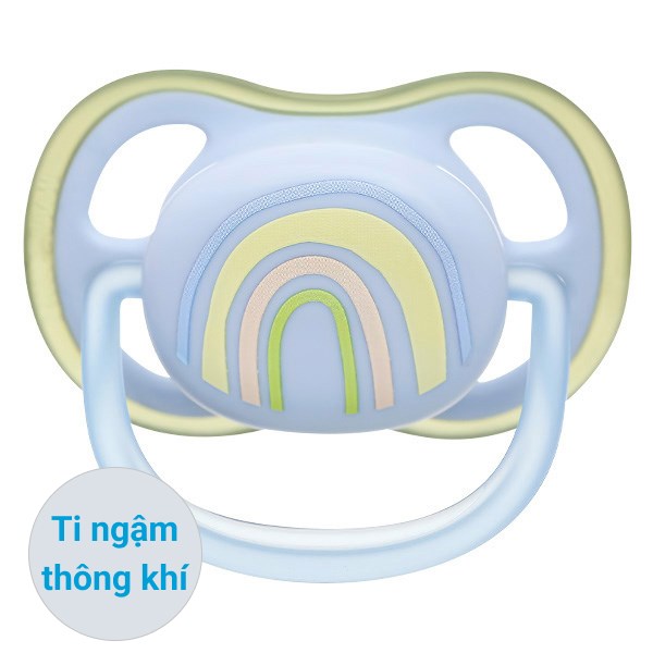 Ti Ngậm Philips Avent Thông Khí Scf086/03 (0 - 6 Tháng) - Hình Cầu Vồng