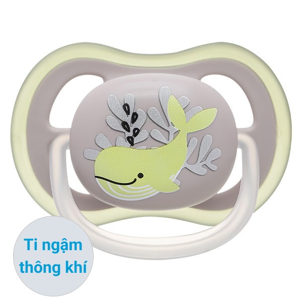 Ti Ngậm Philips Avent Thông Khí Scf086/05 (6 - 18 Tháng) - Hình Cá Voi