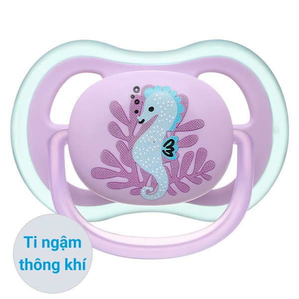 Ti Ngậm Philips Avent Thông Khí Scf086/06 (6 - 18 Tháng) - Hình Cá Ngựa