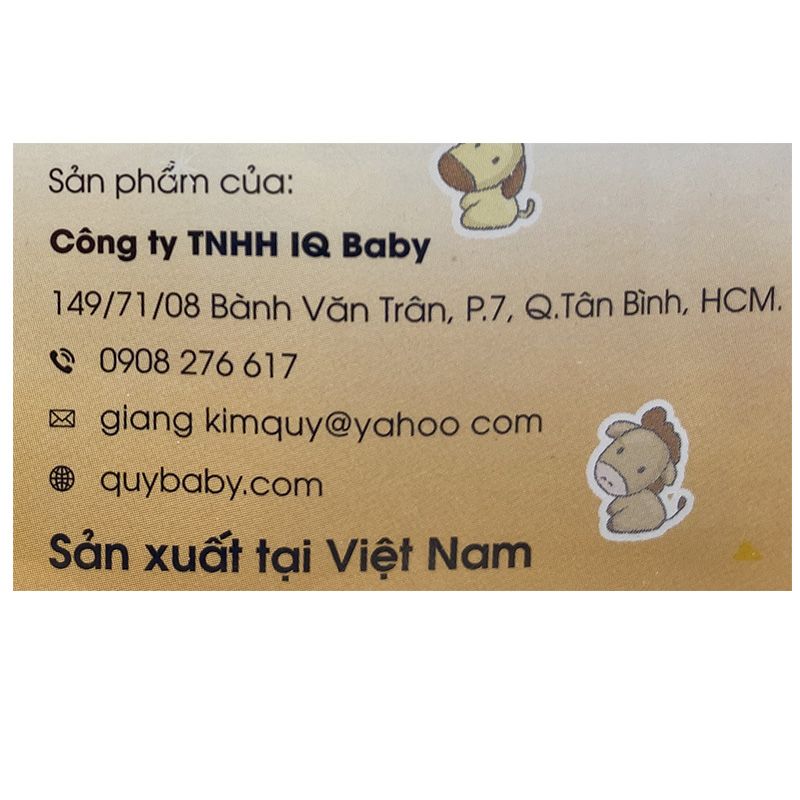 Set 10 cái khăn sữa cotton IQ Baby 4 lớp 28x36 cm - Màu ngẫu nhiên 7