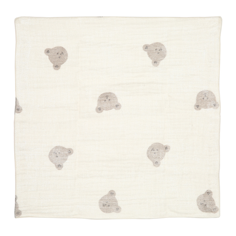 Set 5 cái khăn sữa cotton Bessla - Gấu bear