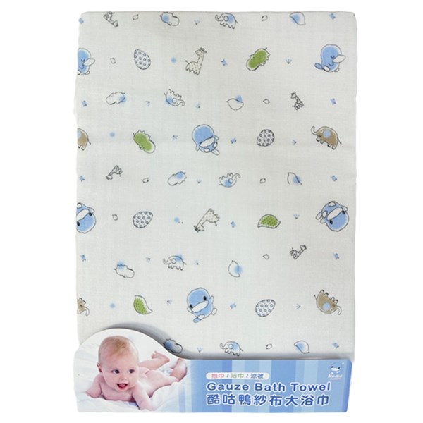 Khăn tắm cotton KuKu KU2348 4 lớp 72x91 cm - AVAKids.com