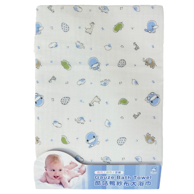 Khăn tắm cotton KuKu KU2348 4 lớp 72x91 cm 4