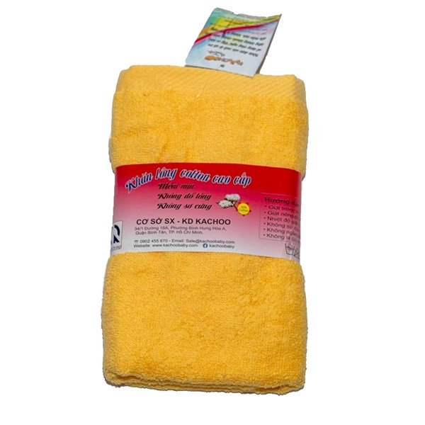 Khăn gội cotton KACHOOBABY 3 lớp 35x80 cm - Màu ngẫu nhiên - AVAKids.com
