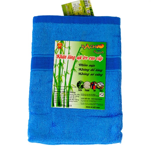 Khăn tắm sợi tre KACHOOBABY 3 lớp 70x140 cm - Màu ngẫu nhiên 11
