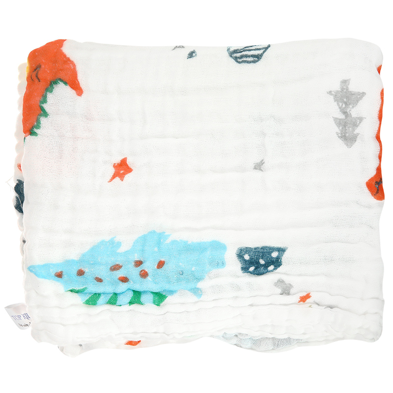 Khăn tắm xô cotton TOP KIDS 5 lớp 110x110 cm - Màu ngẫu nhiên 2