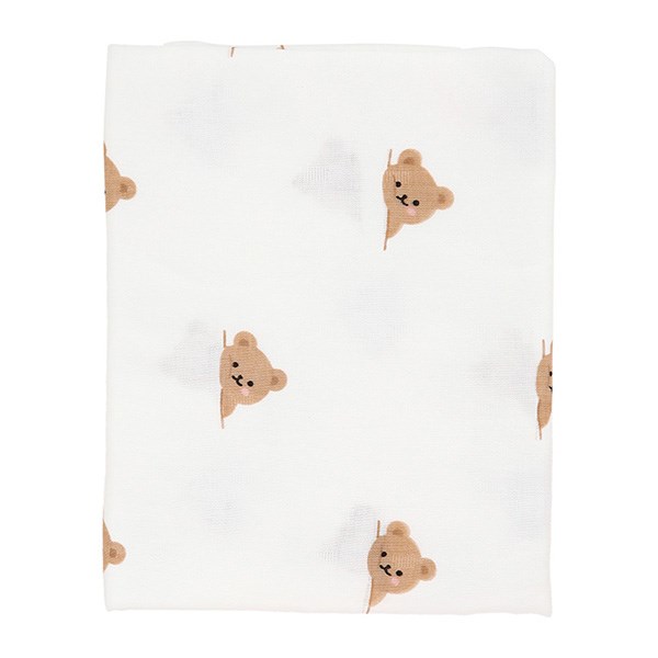 Khăn tắm cotton Bessla 2 lớp 90x100 cm - Hình thú 8