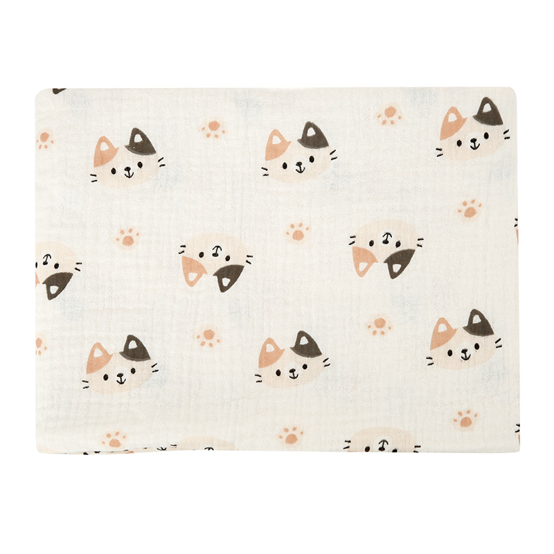 Khăn tắm muslin Bessla 2 lớp 90x100 cm - Gấu bear 10