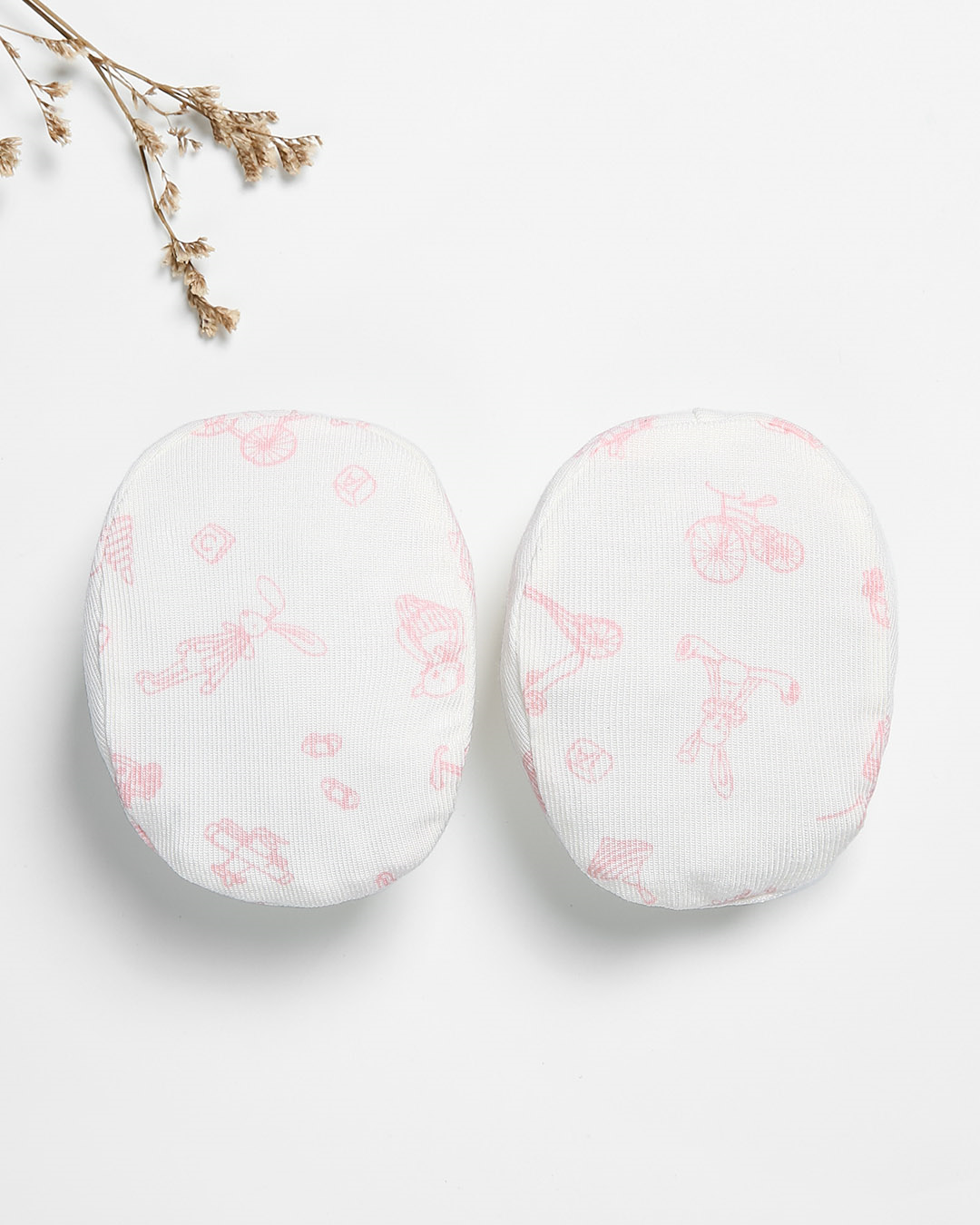 Set nón, bao tay bao chân in hình đa sắc Lullaby NH847R màu trắng (0 - 1 tháng) 29
