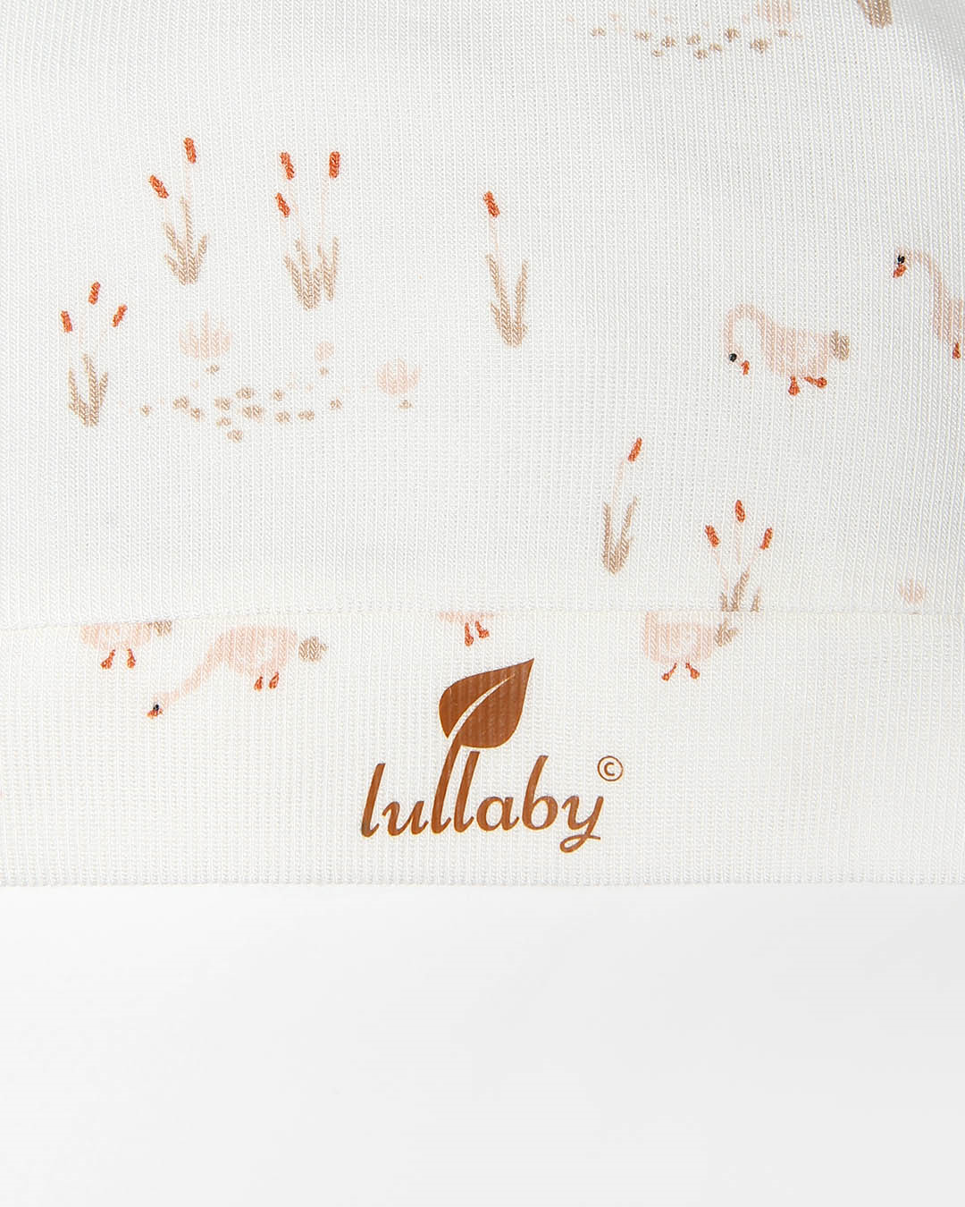 Set nón, bao tay bao chân in hình đa sắc Lullaby NH847R màu trắng (0 - 1 tháng) 20