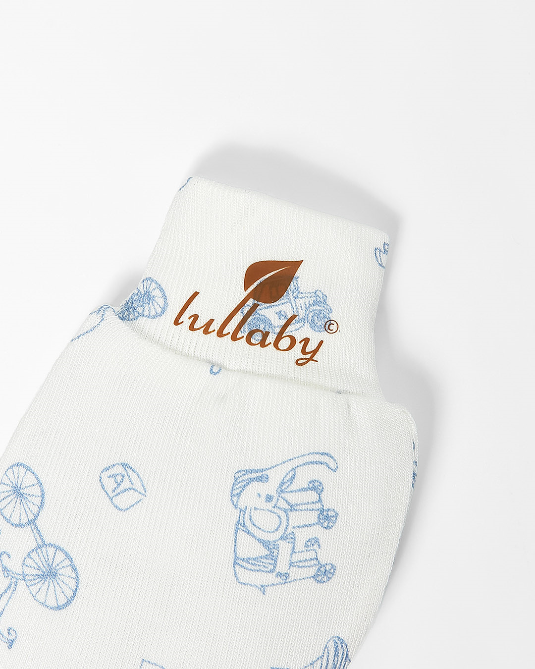 Set nón, bao tay bao chân in hình đa sắc Lullaby NH847R màu trắng (0 - 1 tháng) 37