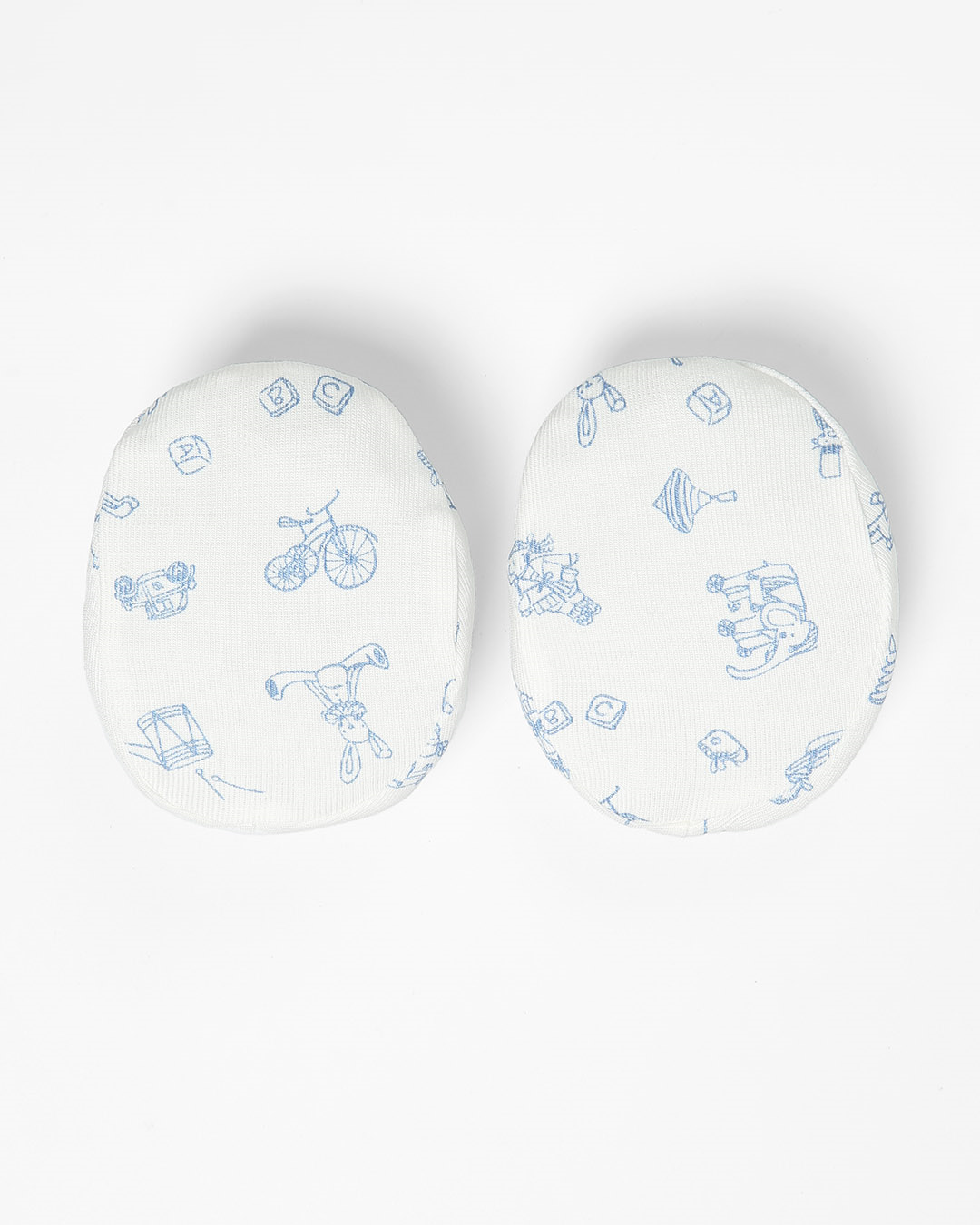 Set nón, bao tay bao chân in hình đa sắc Lullaby NH847R màu trắng (0 - 1 tháng) 40