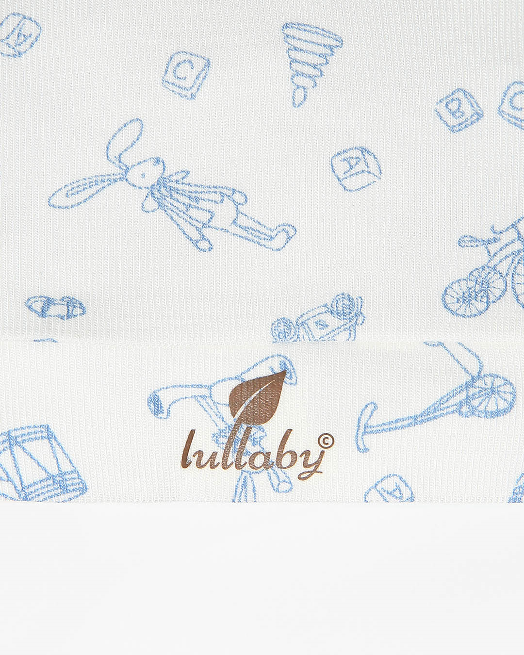 Set nón, bao tay bao chân in hình đa sắc Lullaby NH847R màu trắng (0 - 1 tháng) 42