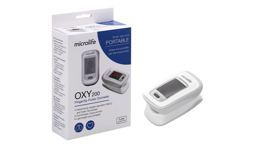 Máy đo SpO2 Microlife Oxy 200 tiện gọn