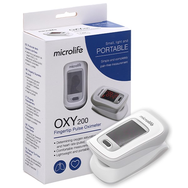 Máy đo nồng độ oxy trong máu SPO2 Microlife Oxy 200