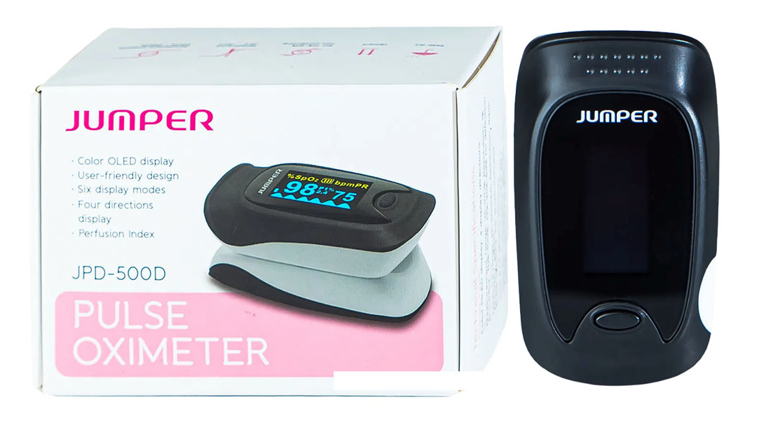 Máy đo nồng độ oxy trong máu SPO2 Jumper JPD-500D (Oled)