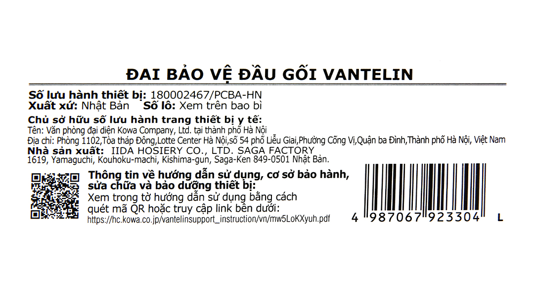 Đai bảo vệ đầu gối Vantelin Knee Support size M - 34
