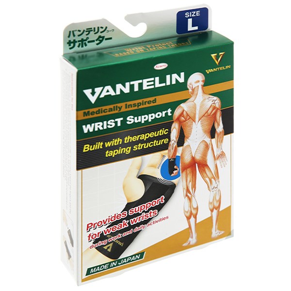 Đai bảo vệ cổ tay Vantelin Wrist Support size L